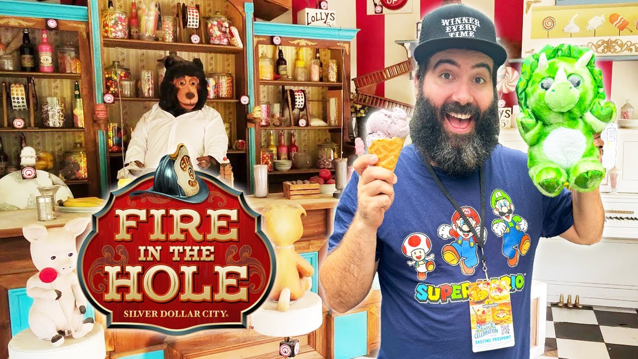 Carnival Games and Fire In The Hole at Silver Dollar City!