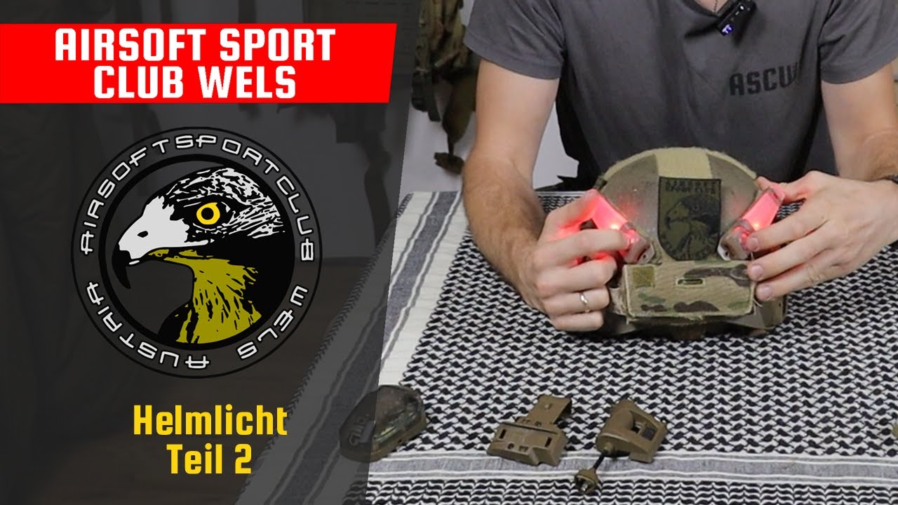 Taktische Beleuchtung für Airsoft: Helmlichter Teil 2