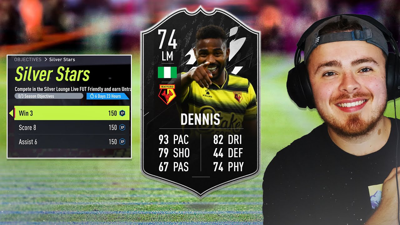 HOW TO UNLOCK SILVER STARS DENNIS FAST!! 🌟🇳🇬  FIFA 22 Ultimate Team Silver Lounge