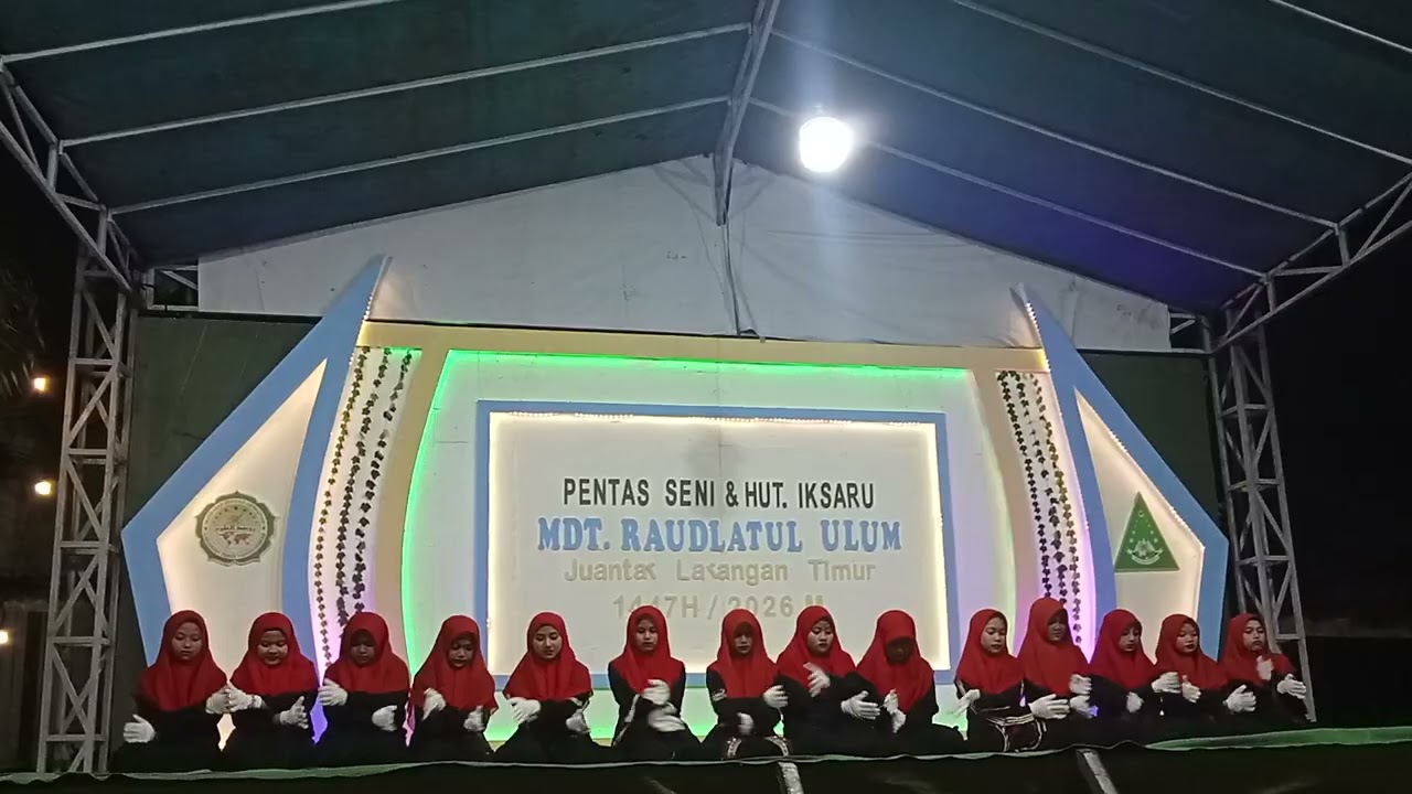 Pentas Seni di MD. Raudlatul Ulum Juantar Larangan Timur Tanjungbumi