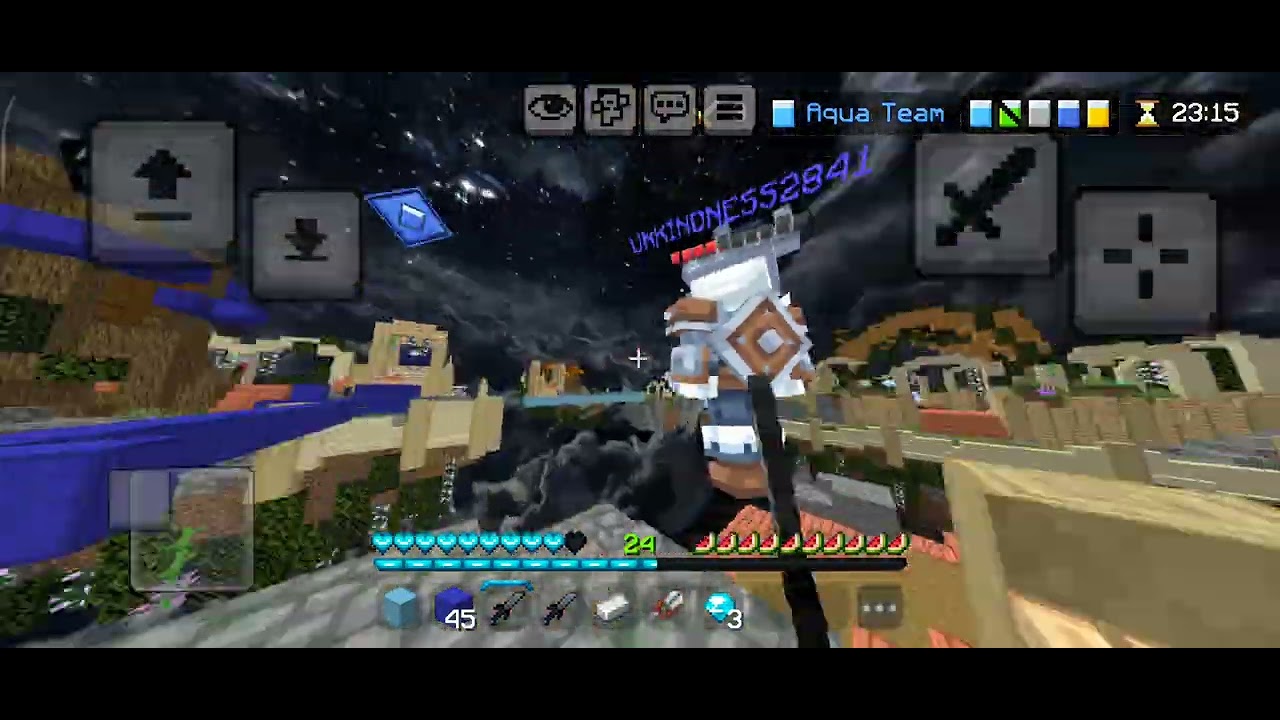 Hive Bedwars Gameplay Mobile 