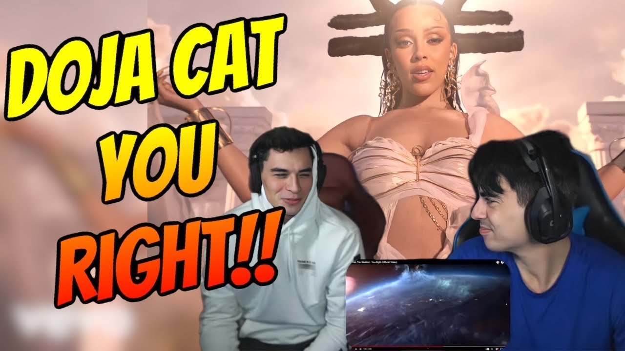 Doja Cat, The Weeknd - You Right (Официальное видео) (Реакция)