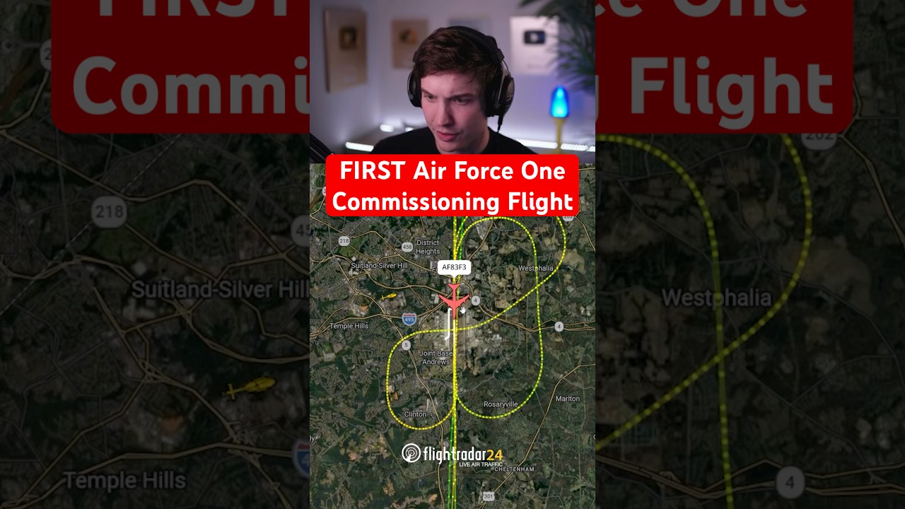 FIRST Air Force One Commissioning Flight