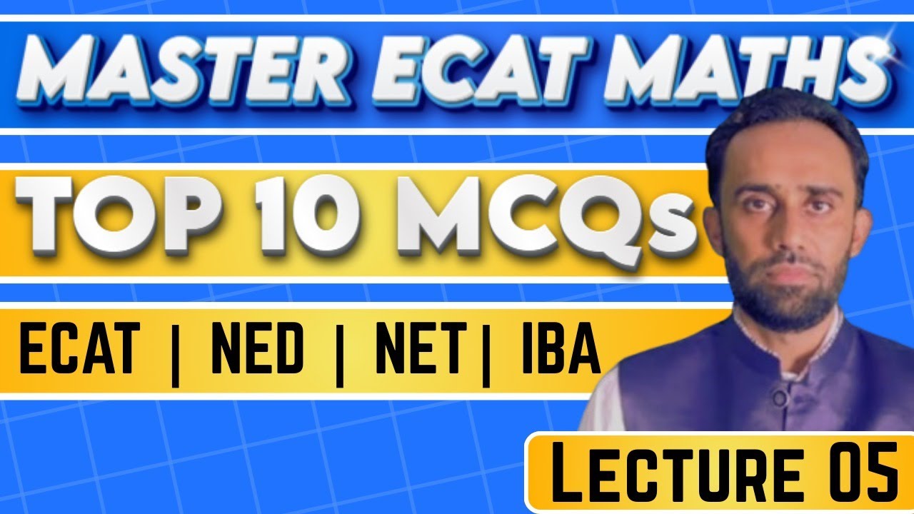 ECAT Math Lecture Series I Complex Number Part 05 I ECAT I NED I IBA I PIEAS I GIKI I NET Math Prep