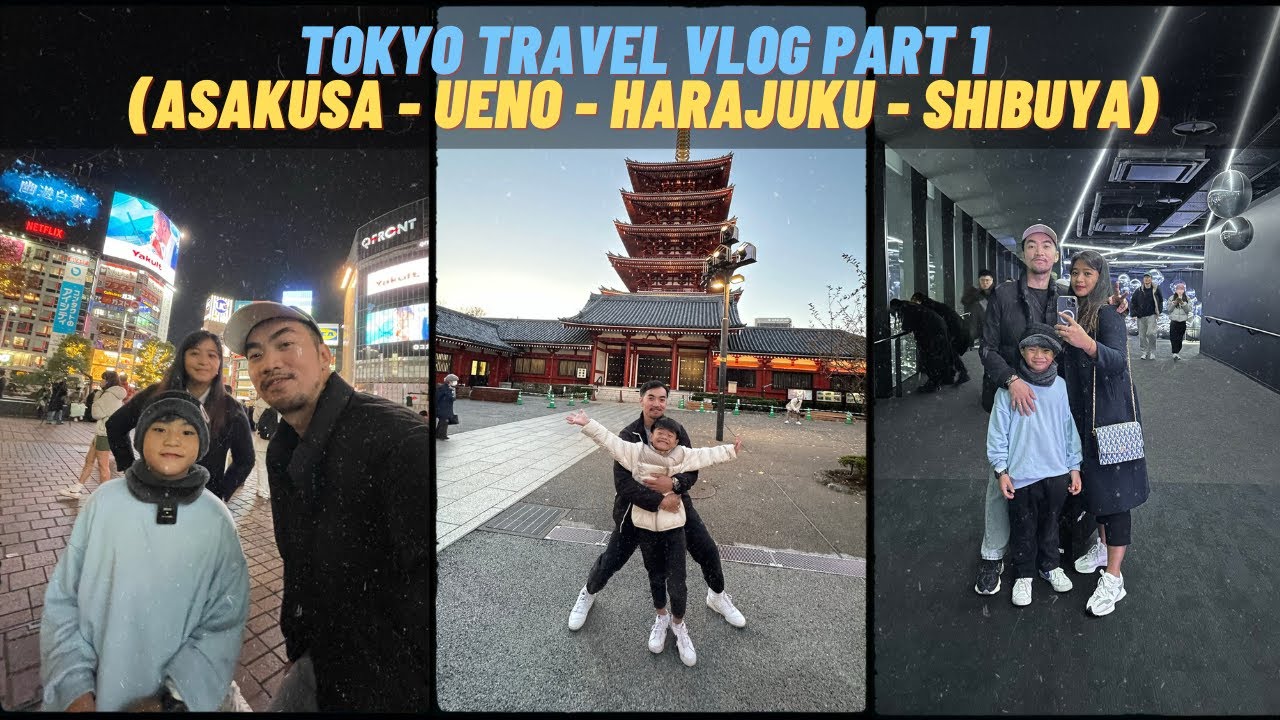 First Day / First Time in Tokyo, Japan (Asakusa, Ueno Park, Harajuku and Shibuya Guide) Itinerary