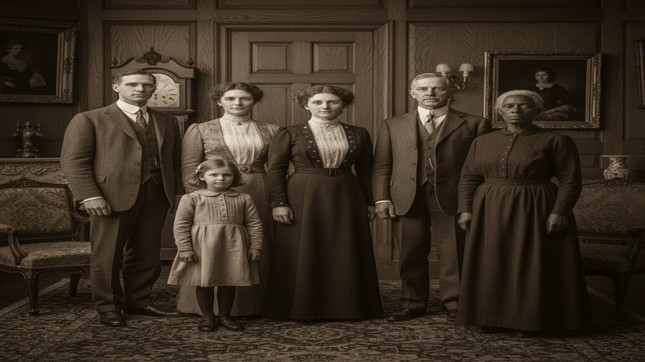 Portrait De Famille De 1922 Semble Paisible, Mais Le Regard De L&rsquo;esclave Cache Une Douleur