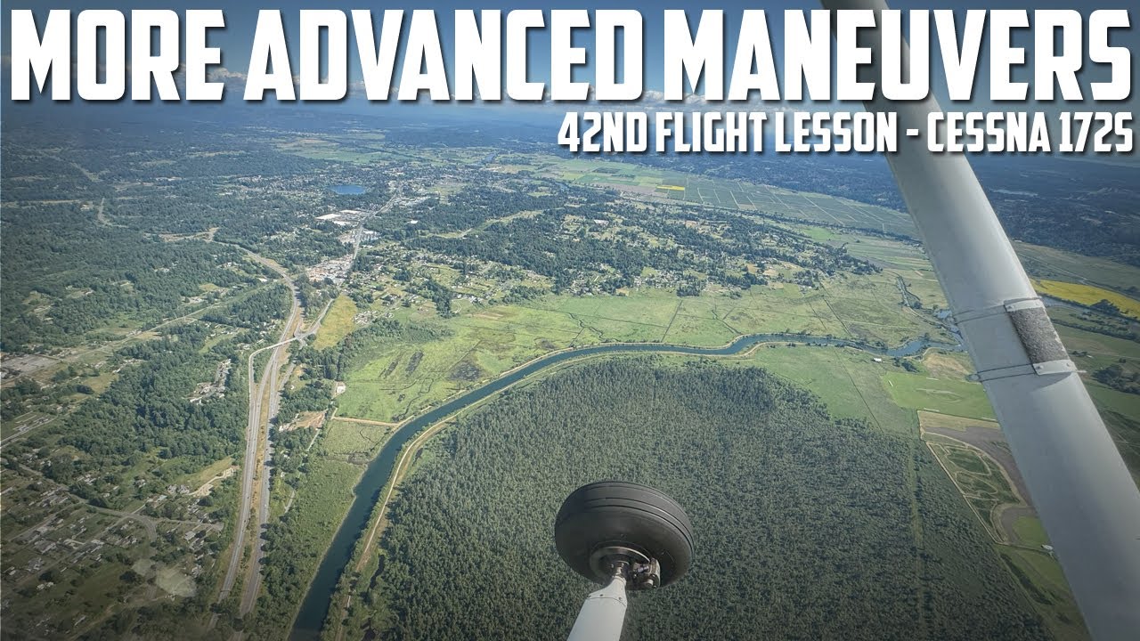 Moving on to more Maneuvers, VORs, GPSs and Short/Soft landings - Cessna 172S 42nd Flight VLOG