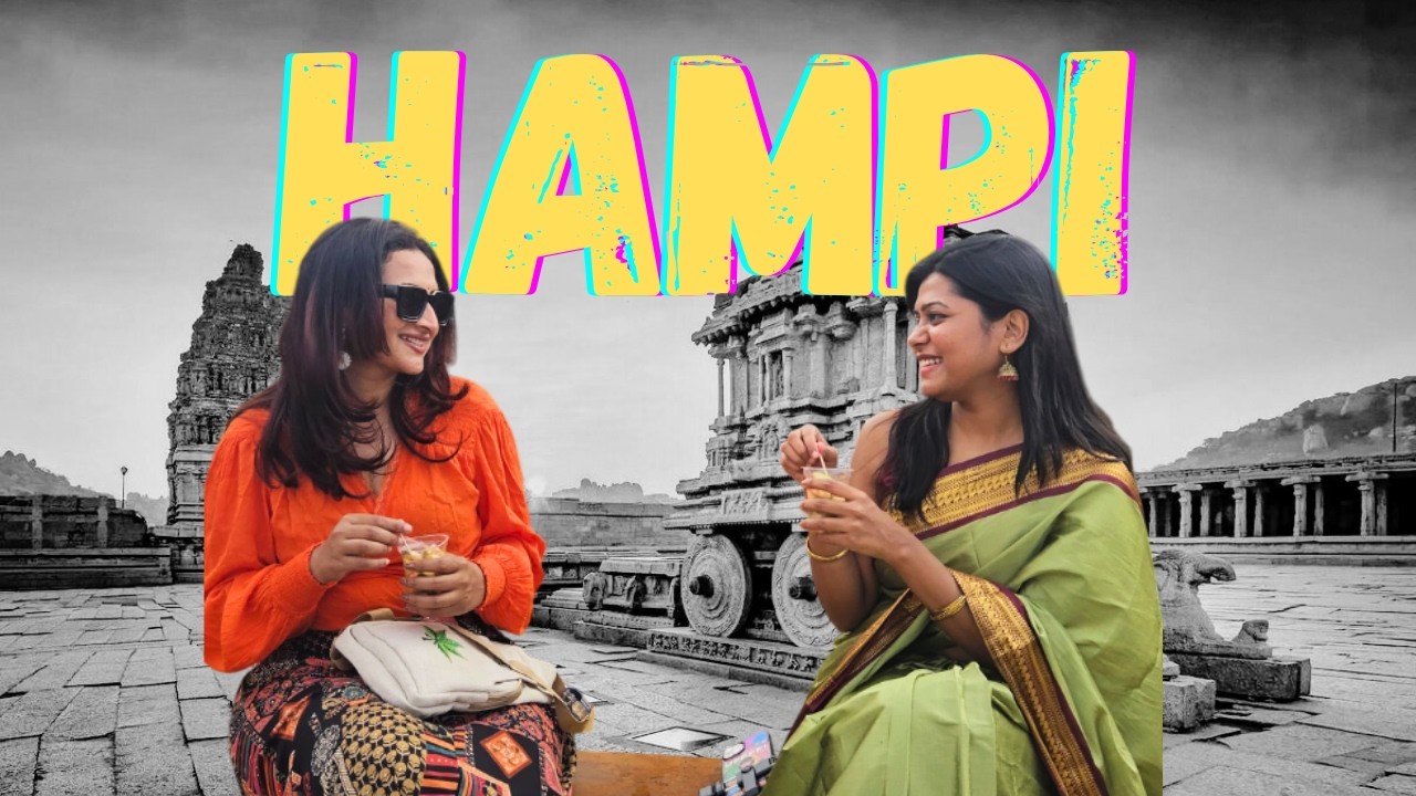 Hampi Travel Vlog | Exploring Ancient Ruins with My College Bestie 🫶✨