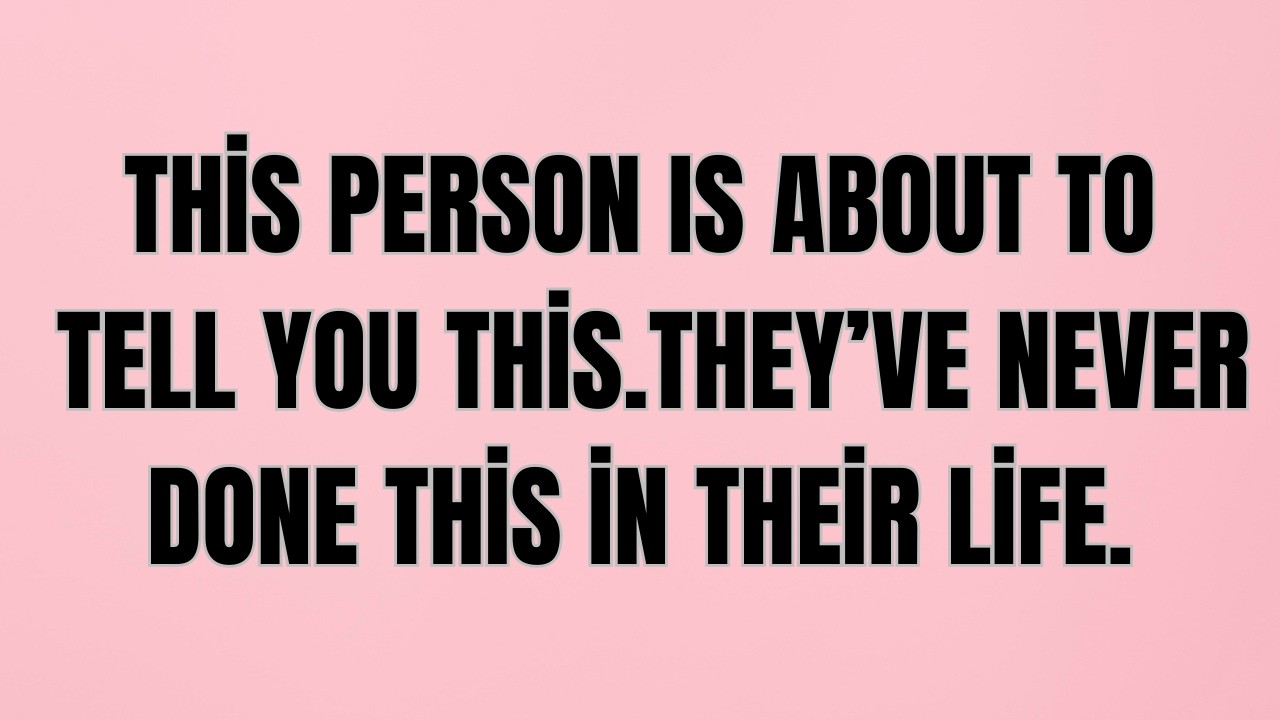 This Person Is About to Tell You This.They’ve Never Done This in Their Life.