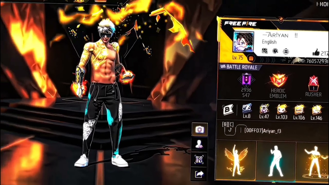 Free Fire New Profile Trend Video😎💥Xml IN Comment Box💦 