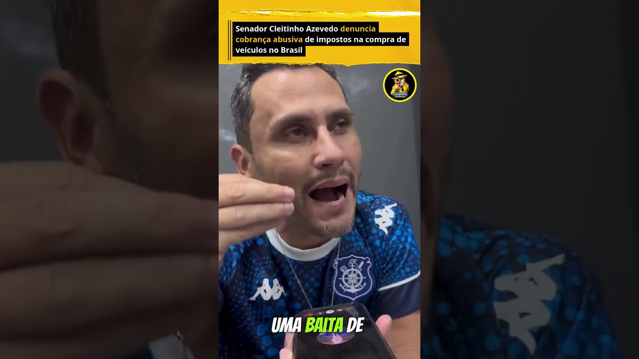 Senador Cleitinho Azevedo denuncia cobran&ccedil;a abusiva de impostos na compra de ve&iacute;culos no Brasil