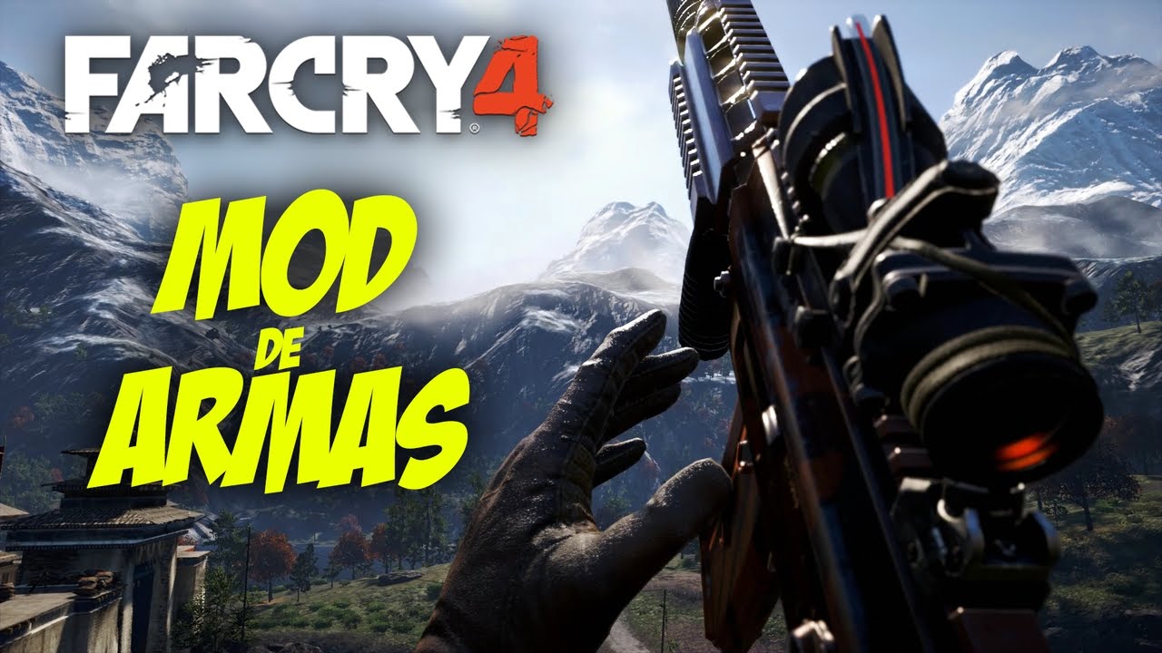 FAR CRY 4: Nuevo MOD Fix v.1.10 + Accesorios de armas, silenciador, miras, etc [PC]