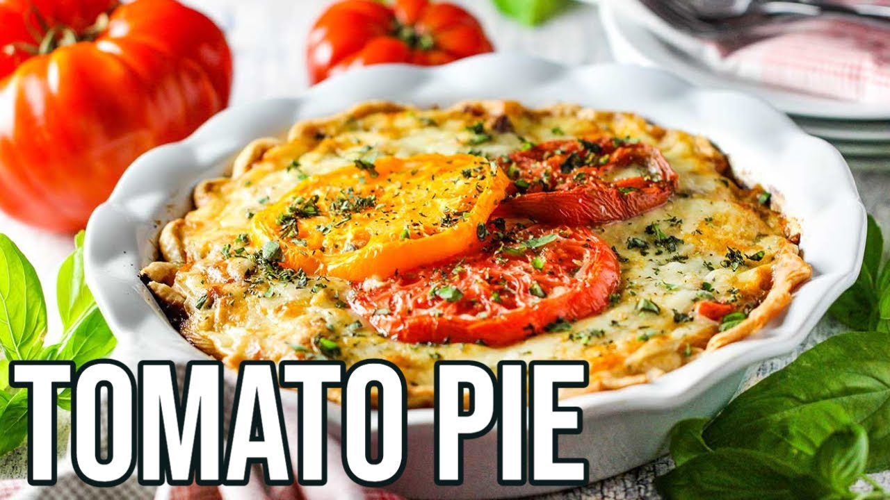 The BEST Tomato Pie (EASY!)