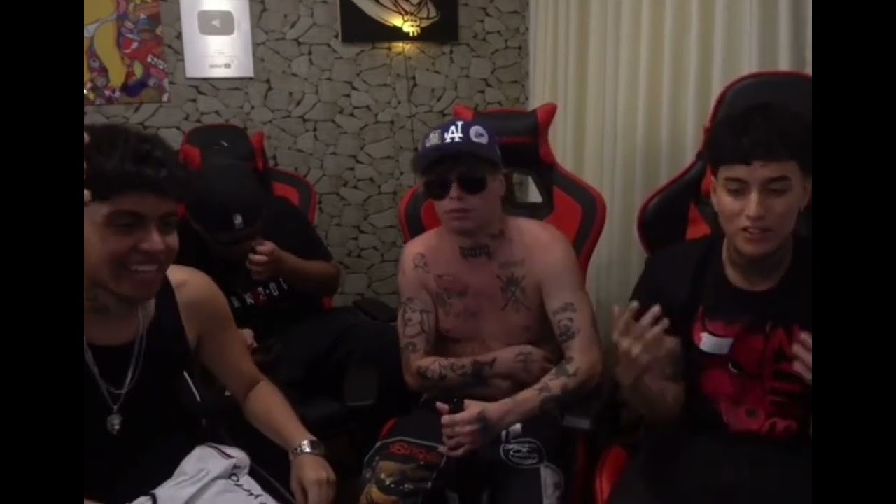 Gabriel Drago, Franky Style y Mnzr improvisando en el stream de NeutroYT