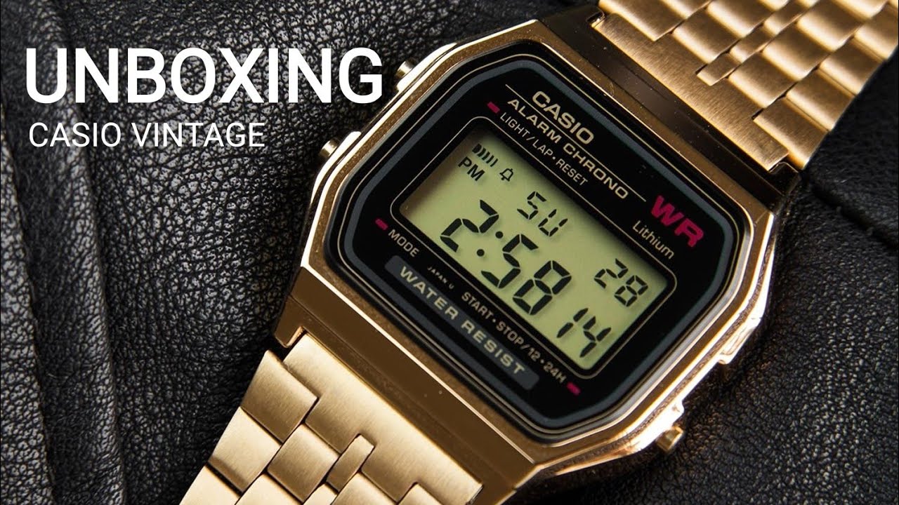 Распаковка Casio Vintage A159WGEA-1DF