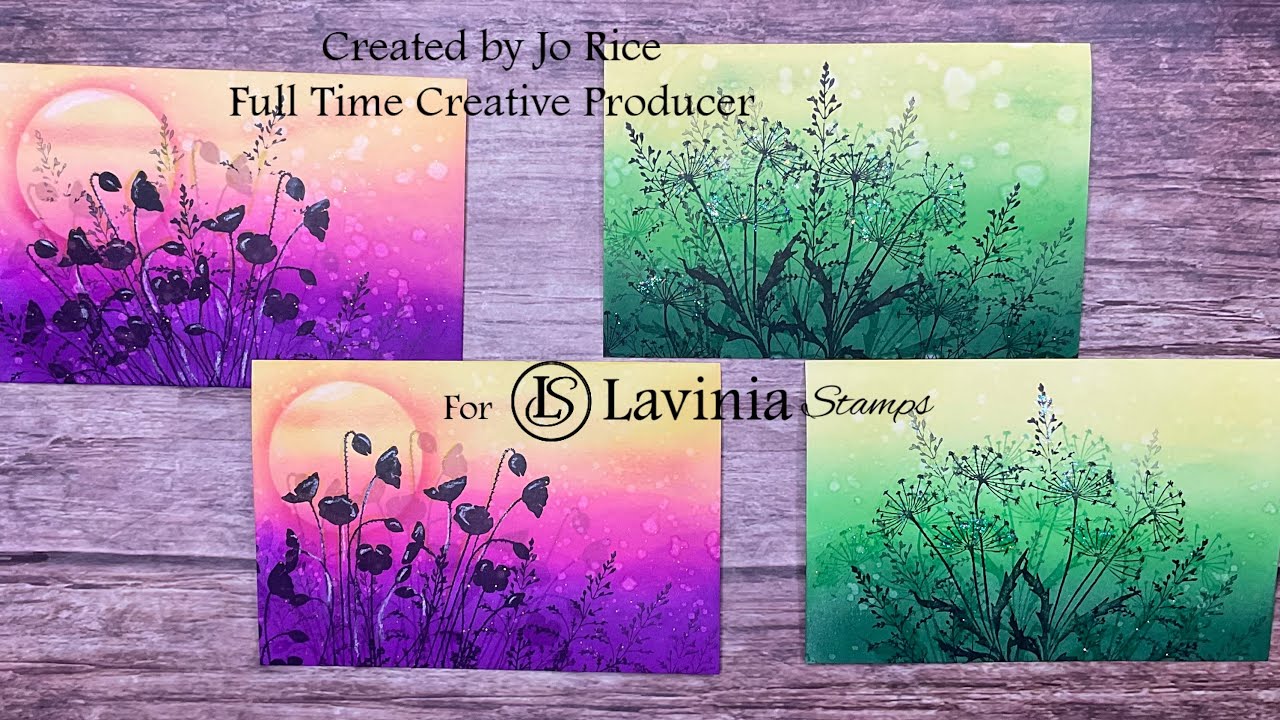 Новые элементы чернильной игры Джо Райса #laviniastamps #cardmakingvideo
