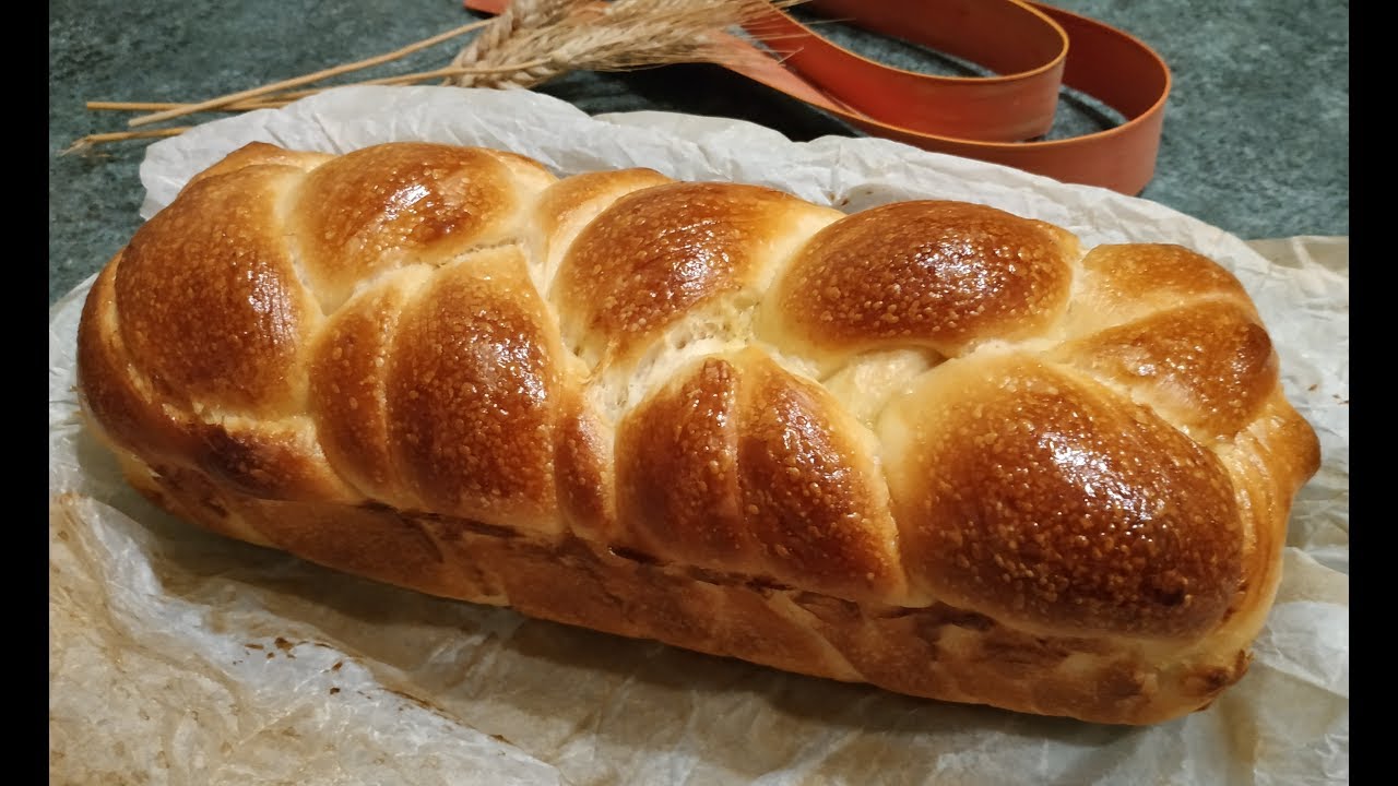 TRECCIA DI PAN BRIOCHE CON PASTA MADRE & LIEVITO MADRE