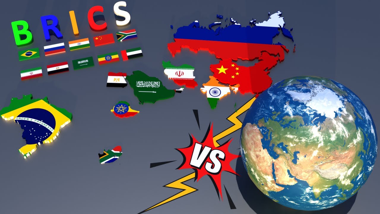 Countries size competition VS BRICS 2025