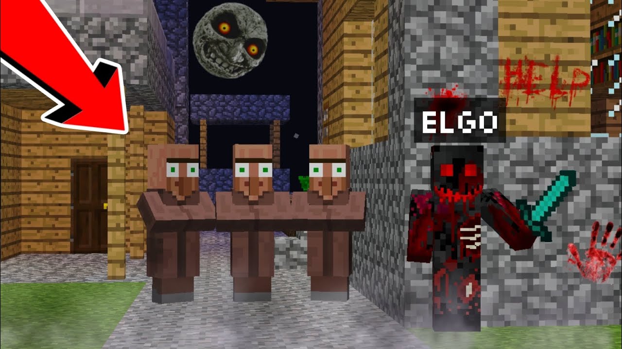 🤣 QISHLOQLARNI AJINAGA AYLANIB QOʻRQITIM | MINECRAFT 