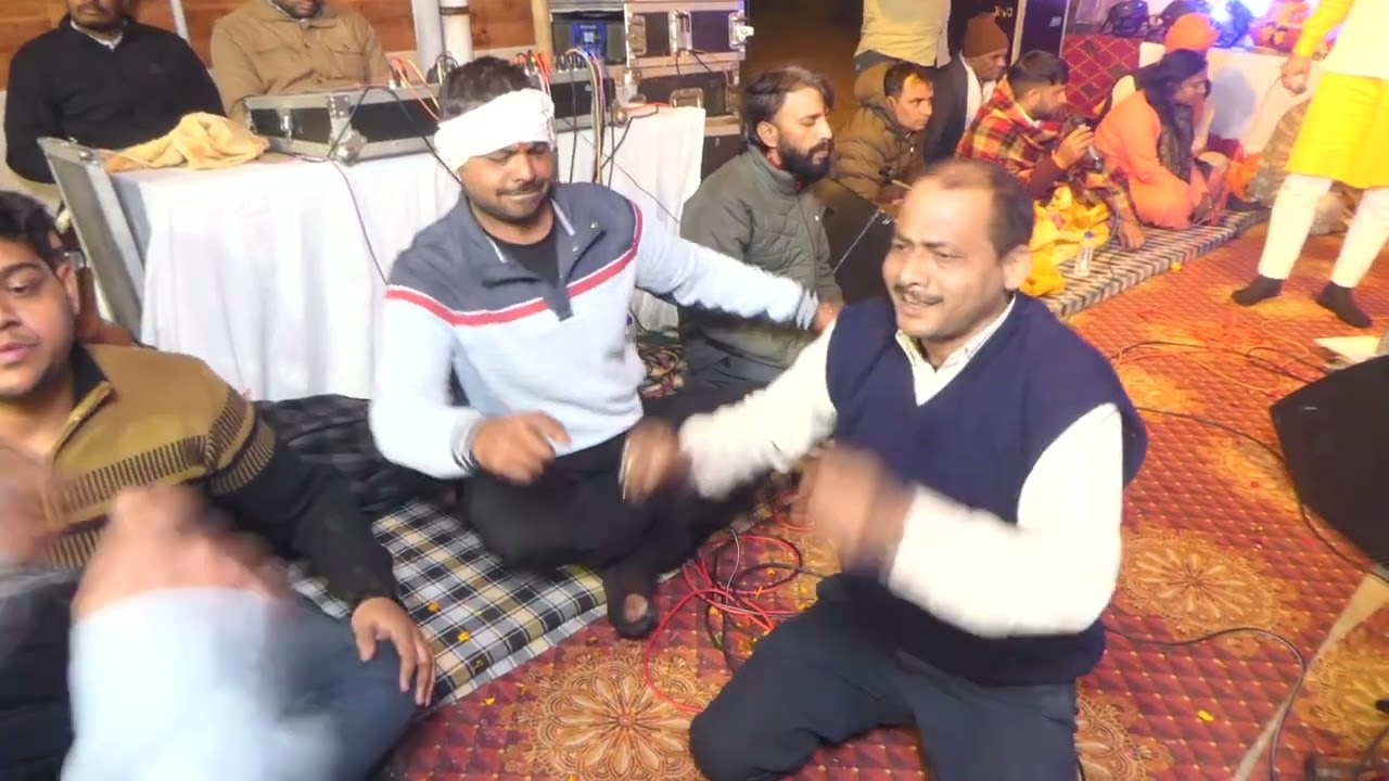 Mata bhanbori wali ka 4th vishal jagran and peer baba ki chaddar (Part 4)