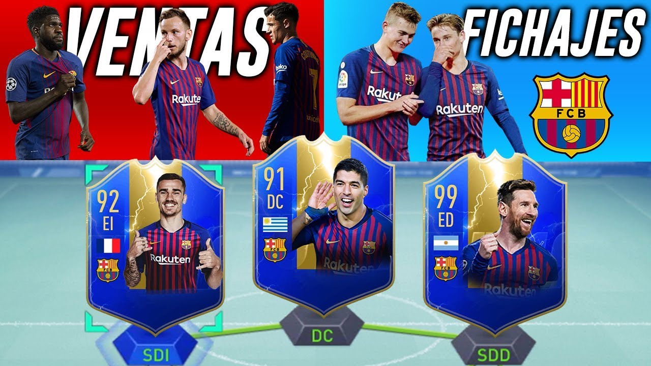 EL NUEVO FC BARCELONA 2020 (FICHAJES y VENTAS)