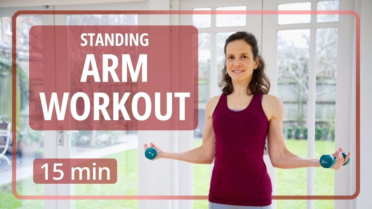 Sculpt & Strengthen: Standing Dumbbell Arm Workout 15 min