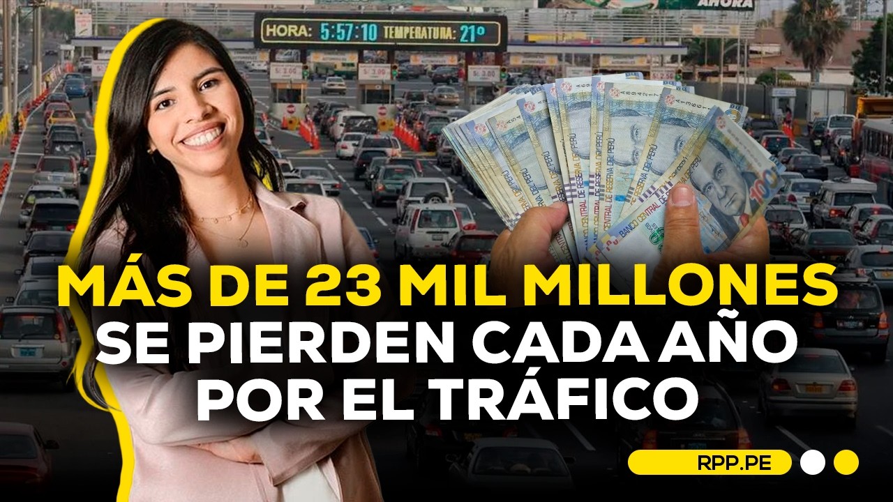 El tráfico en Perú cuesta más de 23 mil millones al año #ROTATIVARPP