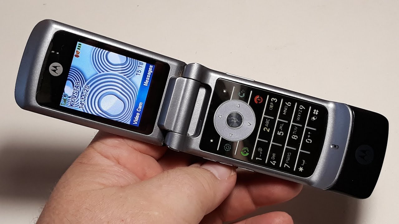 Motorola KRZR K1. Капсула времени из Германии. Retro Telefon aus Deutschland
