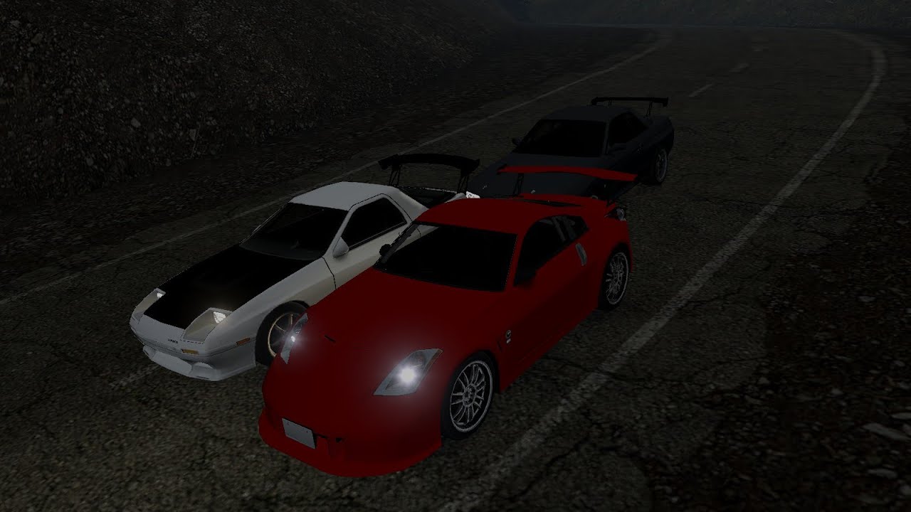 Rin vs Ryosuke on drift island