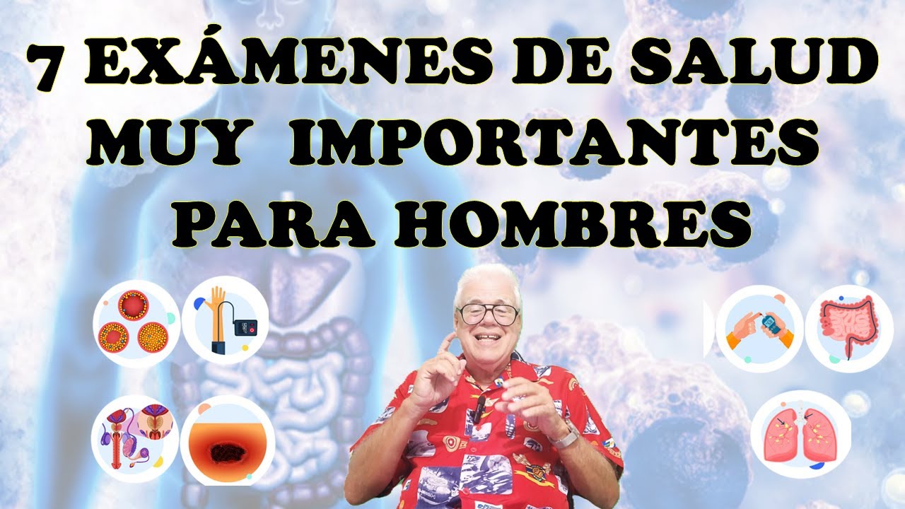 Los 7 ex&aacute;menes de salud m&aacute;s importantes para hombres. De inter&eacute;s para todos #examen #salud #hombres
