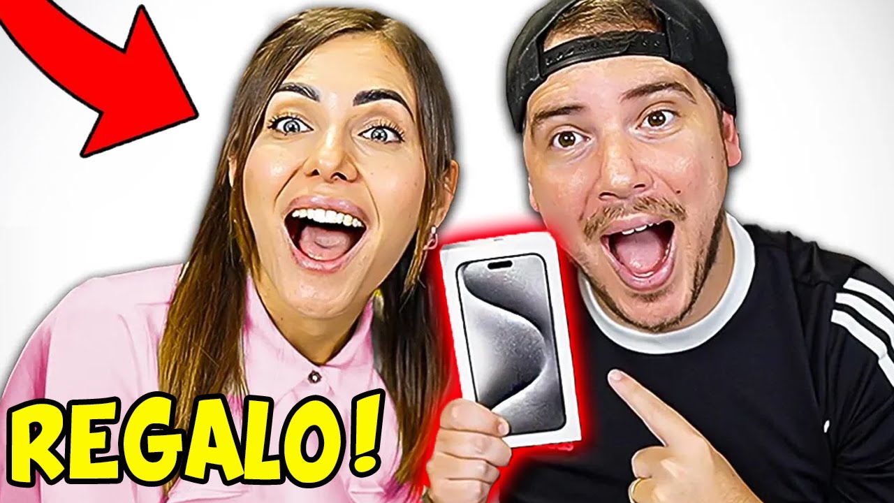 REGALO IPHONE 15 PRO MAX A MIA MOGLIE! (sorpresa!) - LA SUA REAZIONE (-2000€)