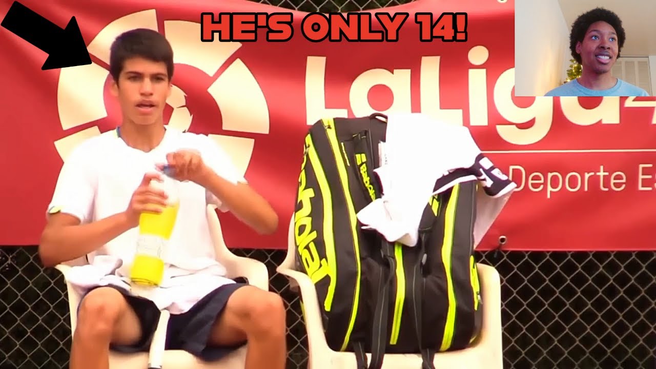 Young Carlos Alcaraz Was INSANE At 14 Years Old! | Carlos Alcaraz Reaction