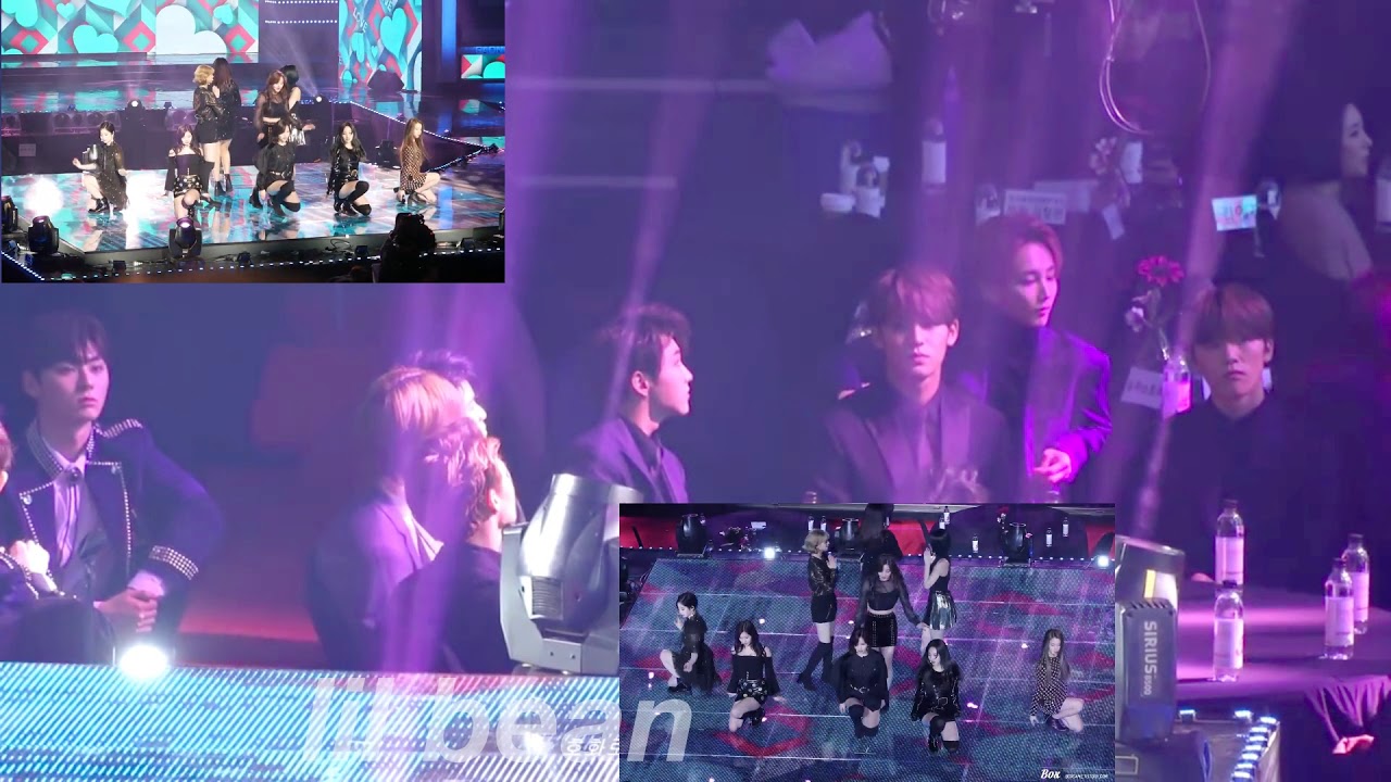 Seventeen reaction to Twice - Knock knock, heartshaker [Gaon 2018]