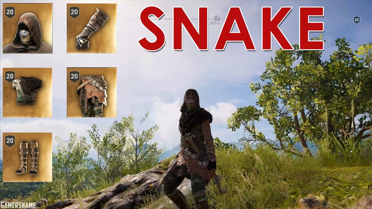 AC Odyssey: EYES OF KOSMOS, legendary Snake set