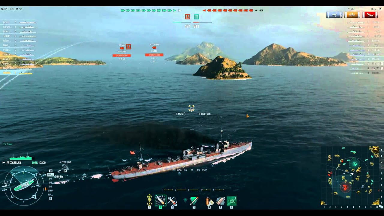 World of Warships - Goed potje torpederen in de Izyaslav, knalluhh