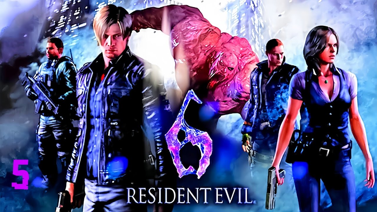Resident Evil 6 (Обитель Зла 6 Сложность Профессионал PS5) #5 💜💜