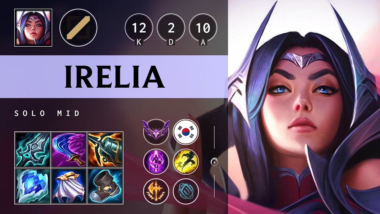Irelia Mid vs Twisted Fate: Legendary - KR Master Patch 14.18