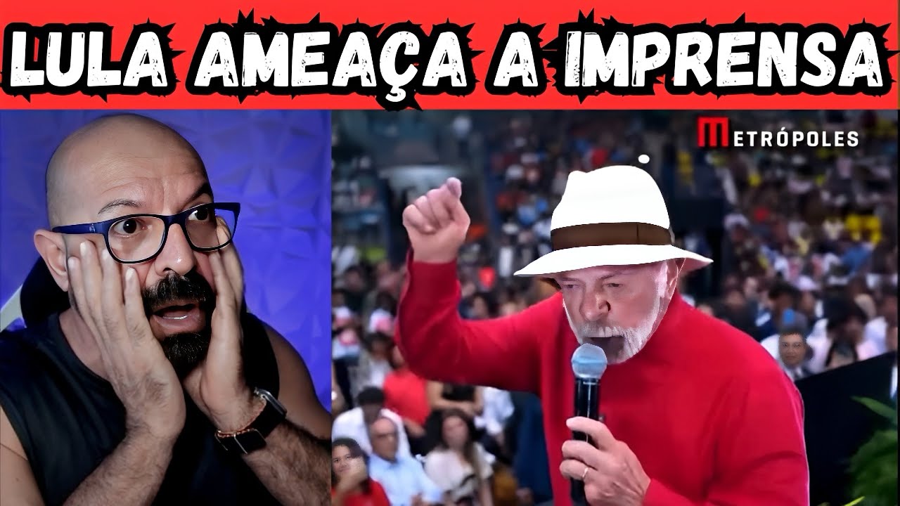 Lula ameaça a imprensa #4k #4kvideo
