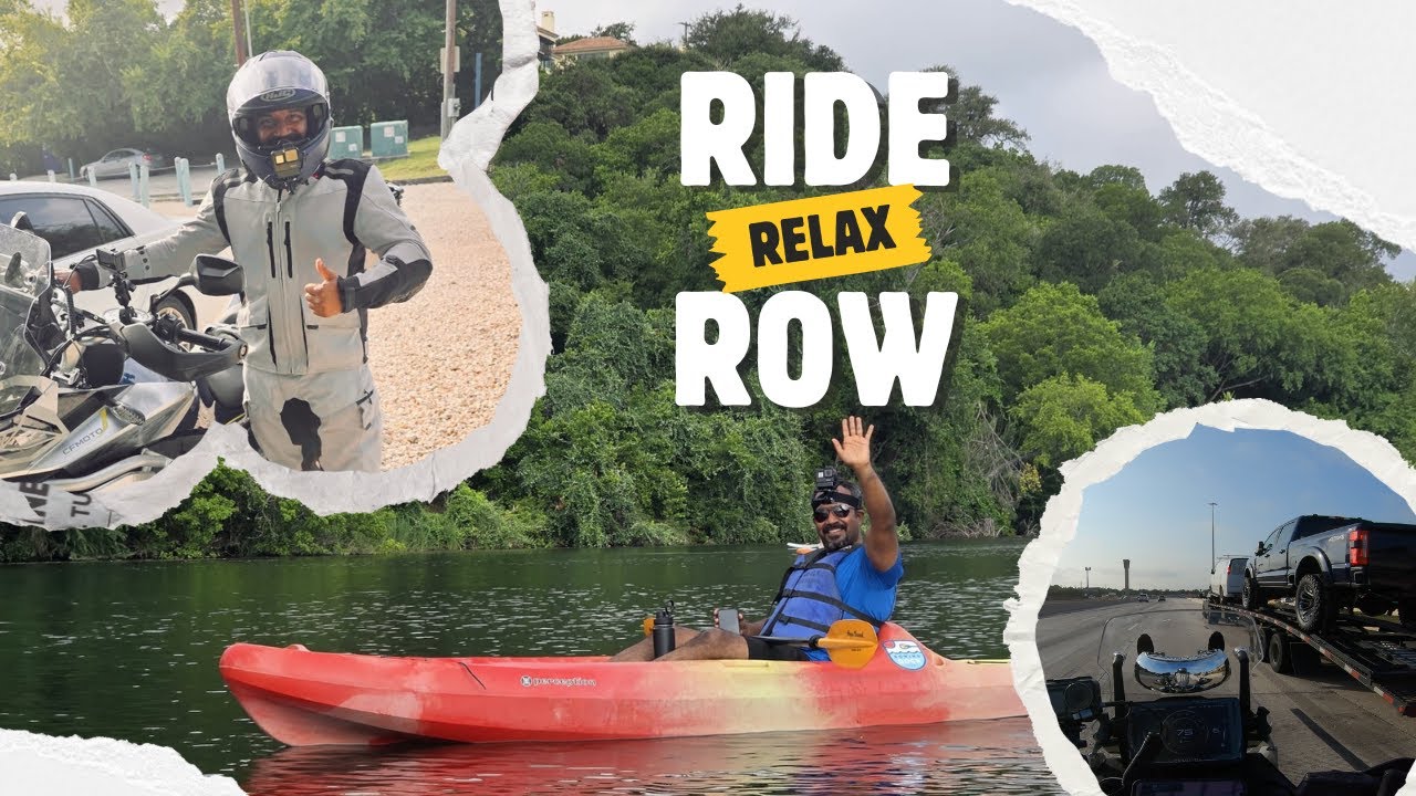 Motorcycle to Kayak: Rowing Dock - The Perfect Austin Day Adventure!