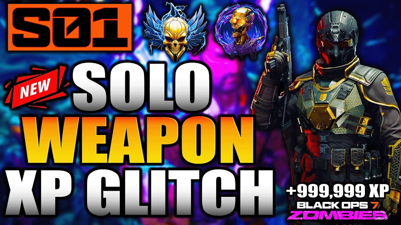 *NEW*✅ SOLO XP GLITCH in BO7 ZOMBIES (SEASON 1)🔥 Weapon XP, Camo Glitch/BO7 Glitches/BO7 XP Glitch!