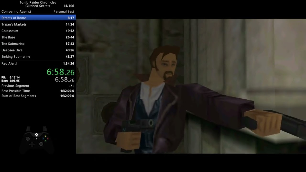Tomb Raider: Chronicles - Glitched Secrets Speedrun - 1:34:23
