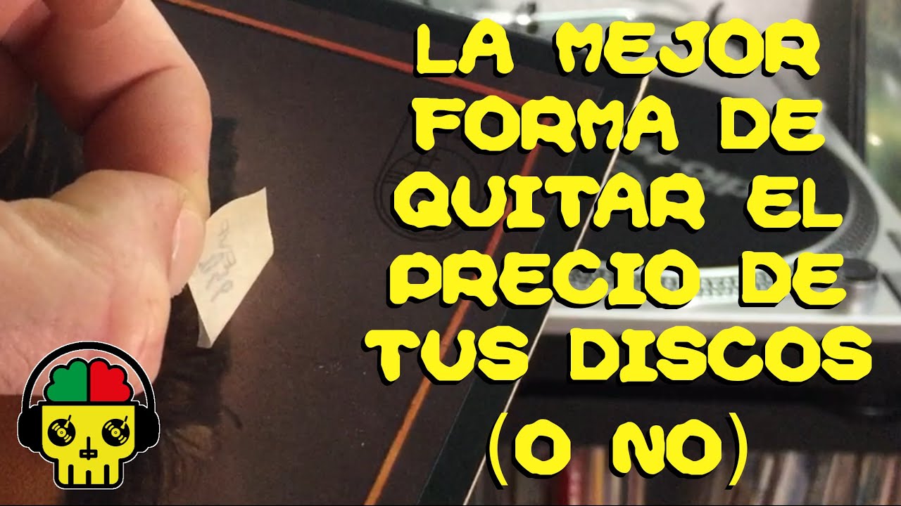 Cómo quitar las pegatinas de precio de las fundas de tus discos de vinilo