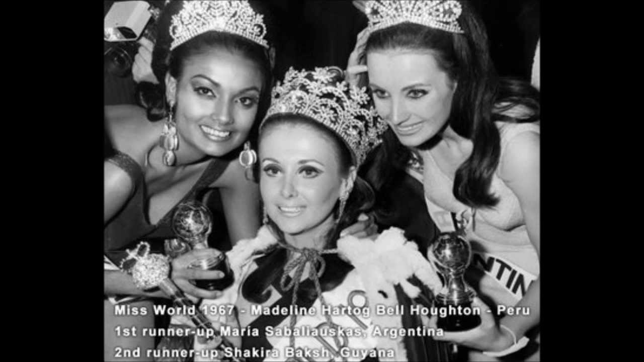 Miss World 1967 TOP 7 Madeleine Hartog