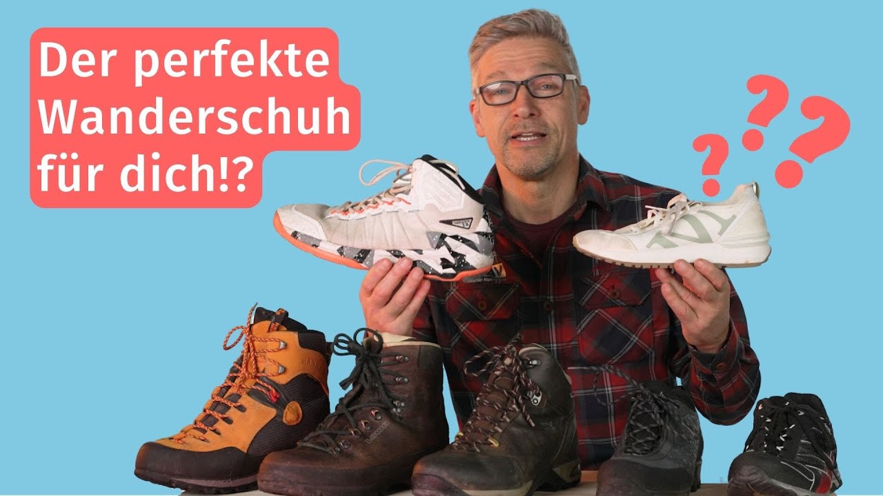 Welcher Wanderschuh für welche Tour? | Trekking, Wandern, Trailrunning | Sohle, Schaft, Material