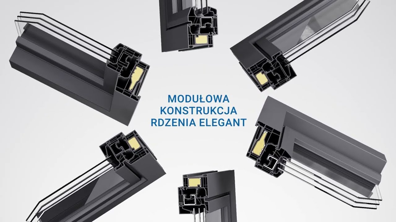 iCOR - innowacyjna, przełomowa, modułowa konstrukcja systemu okiennego Elegant
