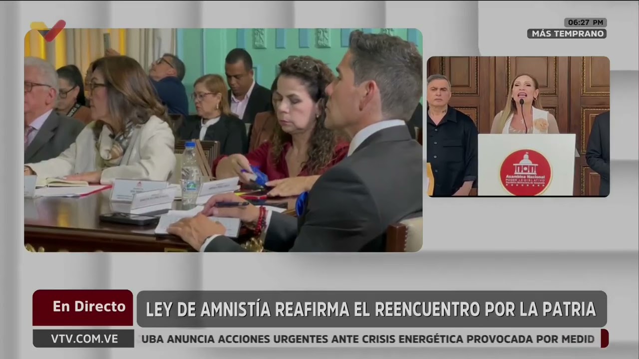 Reunión de la comisión de la Ley de Amnistía, 7 de febrero de 2026