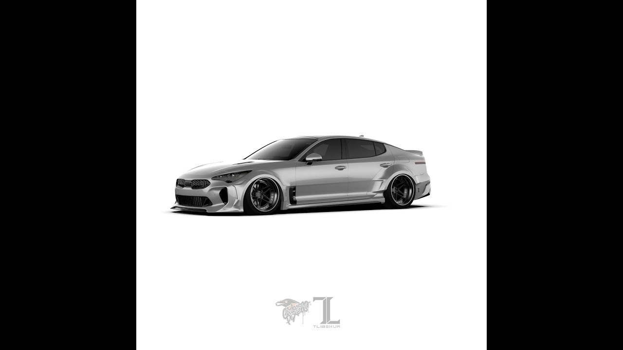 Kia Stinger. Widebody kit. Tlibekua Design