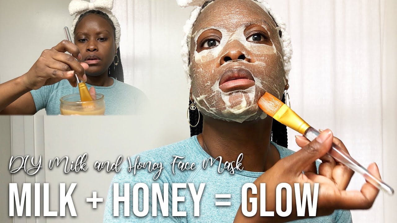 aibrownsmile | DIY Milk + Honey Face Mask for Glowing Skin