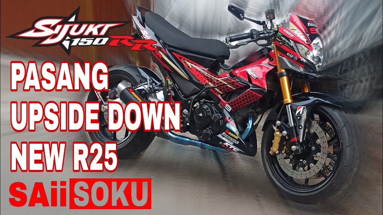 Pasang Upside down New R25 di Satria Fu - SAiiSOKU