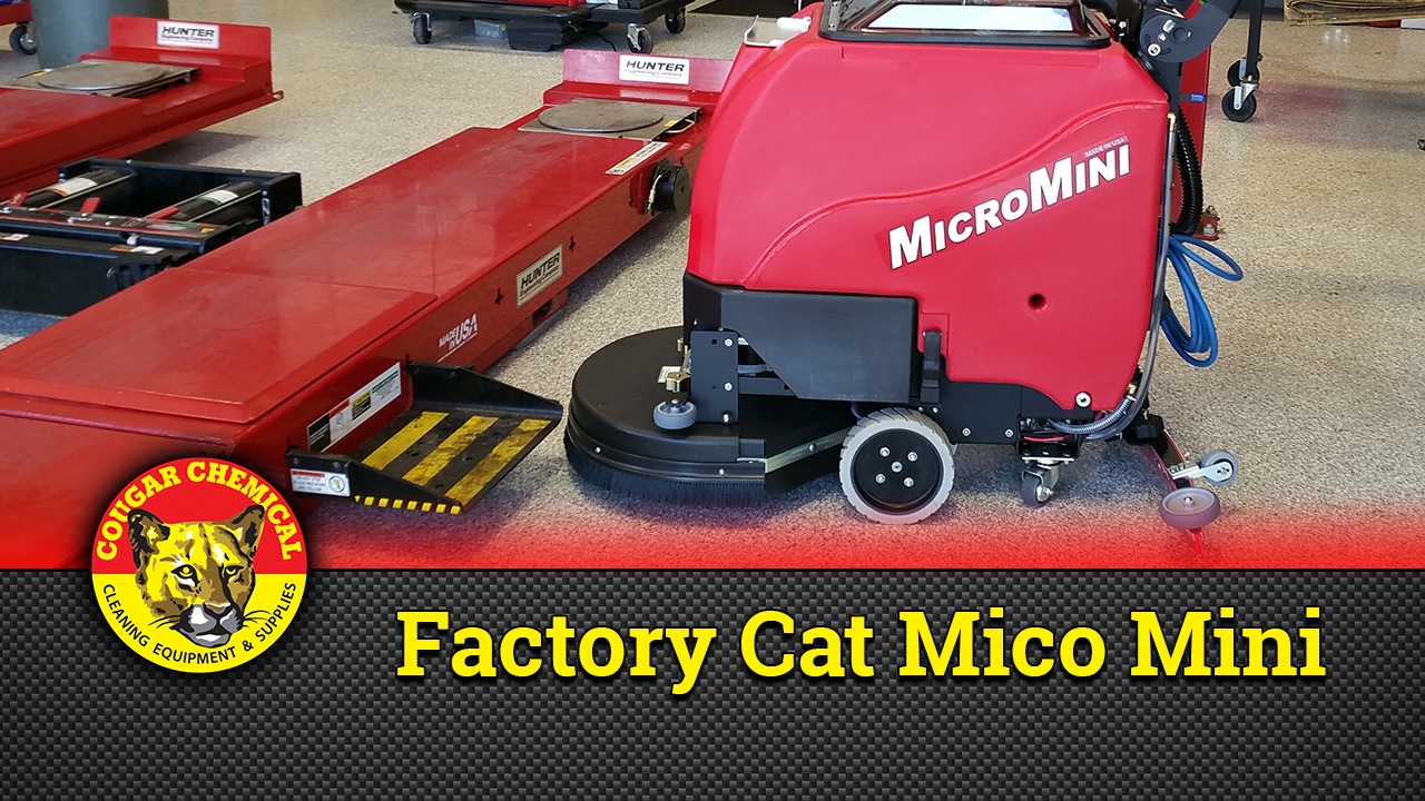 FactoryCat Micro Mini Floor Scrubber